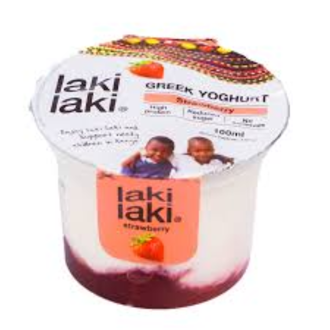 LAKI LAKI 100ML G/YOGHURT STRAWBERRY